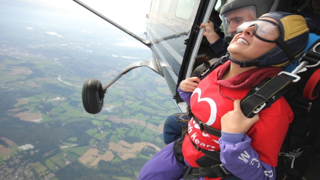 Jumping for a charity